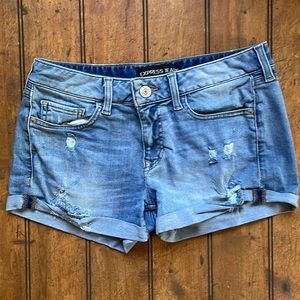 Express jeans shorts